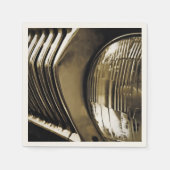 Serviette En Papier Old Classic Car Headlight (Devant)