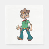 Serviette En Papier Old Cowboy (Devant)