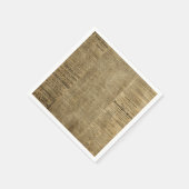 Serviette En Papier Old Vintage (Coin)