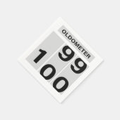 Serviette En Papier OLDOMETER 100e anniversaire 99 à 100 (Coin)