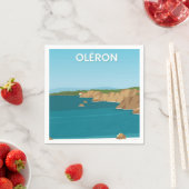 Serviette En Papier Oleron (En situation)