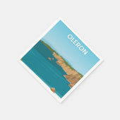 Serviette En Papier Oleron (Coin)