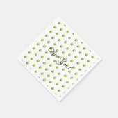 Serviette En Papier Olive (Coin)