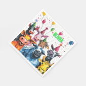 Serviette En Papier Oliver Anniversaire (Coin)