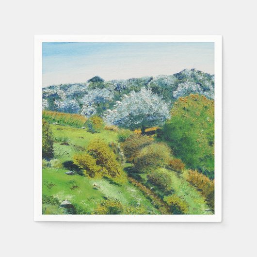 Serviette En Papier Olivier Grove (Devant)