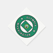 Serviette En Papier Olympia Washington (Coin)