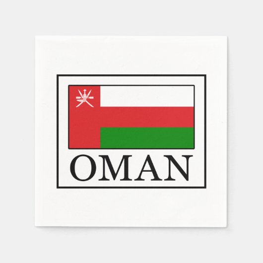 Serviette En Papier Oman (Devant)
