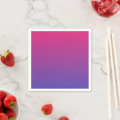 Serviette En Papier Ombre rose et violet (En situation)
