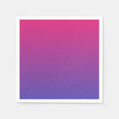 Serviette En Papier Ombre rose et violet (Devant)