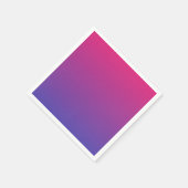 Serviette En Papier Ombre rose et violet (Coin)