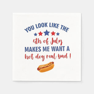 Serviette En Papier On dirait que le 4 juillet me donne envie