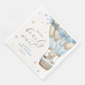 Serviette En Papier On peut attendre le Baby shower de garçon (Coin)