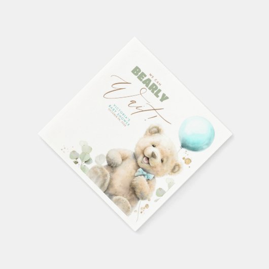 Serviette En Papier On peut attendre prématurément - mignon Baby showe (Coin)