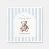 Serviette En Papier On peut attendre un Baby shower élégant (Devant)