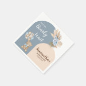 Serviette En Papier On peut attendre un garçon Baby shower papier Napk (Coin)