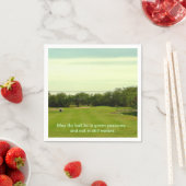 Serviette En Papier On the Fairway (En situation)