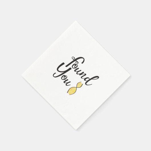 Serviette En Papier On vous a trouvé la partie ADN (Coin)