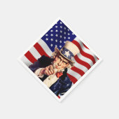Serviette En Papier Oncle Sam 1 (Coin)