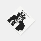 Serviette En Papier Oncle Sam veut vous Thunder_Cove (Coin)