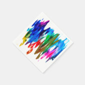 Serviette En Papier Ondes colorées (Coin)