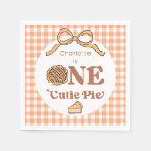 Serviette En Papier One Cutie Pie 1st Birthday (Devant)