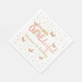 Serviette En Papier ONE derful First Birthday Faux Parties scintillant (Coin)