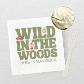 Serviette En Papier One Happy Camper Boys Birthday 