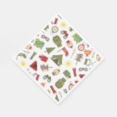 Serviette En Papier One Happy Camper Boys Birthday  (Coin)