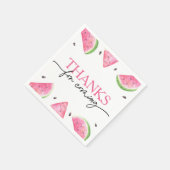 Serviette En Papier One In A Melon 1er Birthday Watermelon Birthday (Coin)