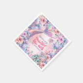 Serviette En Papier Oneder The Sea Flower Glitter Mermaid Tail (Coin)