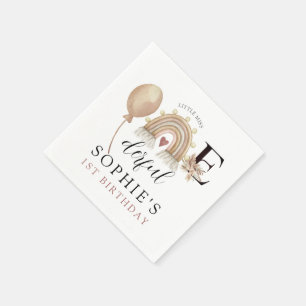 Serviette En Papier ONEderful Rainbow Girl'anniversaire