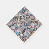 Serviette En Papier Opal Leopard Print Luxury Napkins (Coin)