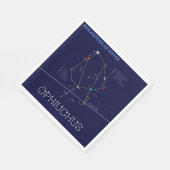 Serviette En Papier Ophiuchus de constellation zodiaque (Coin)