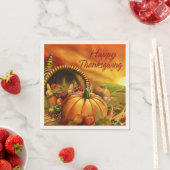 Serviette En Papier Options d'image bon thanksgiving 2 (En situation)