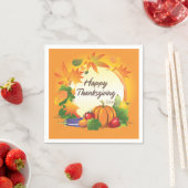 Serviette En Papier Options d'image bon thanksgiving 5 (En situation)
