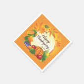 Serviette En Papier Options d'image bon thanksgiving 5 (Coin)