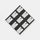 Serviette En Papier Optométriste du diagramme des yeux (Coin)
