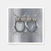 Serviette En Papier Or, argent - laiton moderne (Devant)