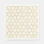 Serviette En Papier Or Art déco (Devant)