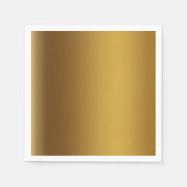 Serviette En Papier Or brillant (Devant)