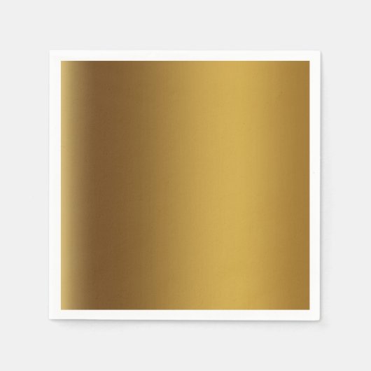 Serviette En Papier Or brillant (Devant)