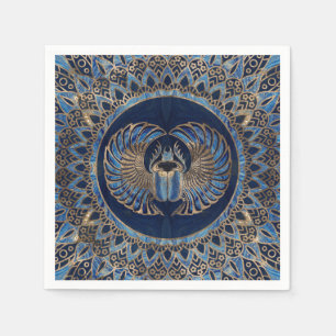 Serviette En Papier Or égyptien de scarabée de scarabée et marbre b