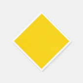 Serviette En Papier Or Jaune Solide Chaud (Coin)