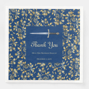 Serviette En Papier Or médiéval