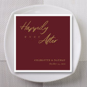 Serviette En Papier Or personnalisé sur la Bourgogne joyeusement après