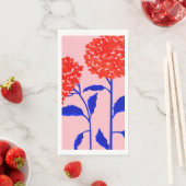 Serviette En Papier Orange Blossoms (En situation)