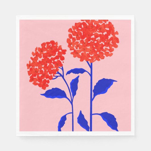 Serviette En Papier Orange Blossoms (Devant)