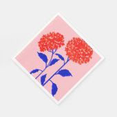 Serviette En Papier Orange Blossoms (Coin)