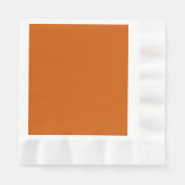 Serviette En Papier Orange brulé (Devant)