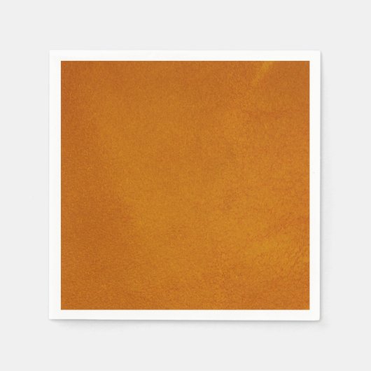 Serviette En Papier Orange brûlé texturé (Devant)
